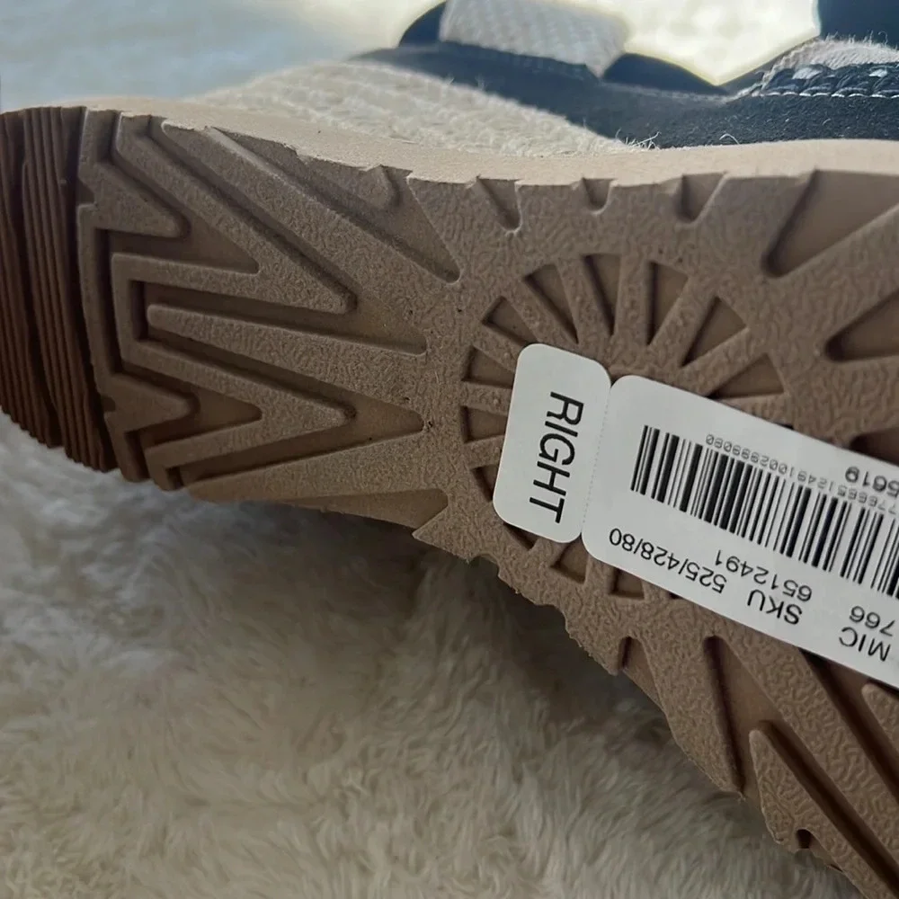 UGG Sz 9.5 Abbot Ankle Wrap Espadrille Sandals Band Tribal Embroidery NEW - Picture 16 of 16